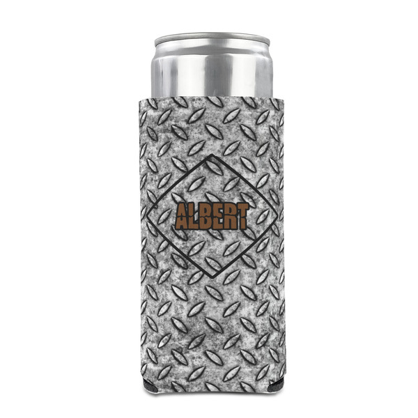Diamond Plate 12oz Tall Can Sleeve - FRONT (on can)