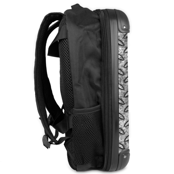 Diamond Plate 13" Hard Shell Backpacks - Side View