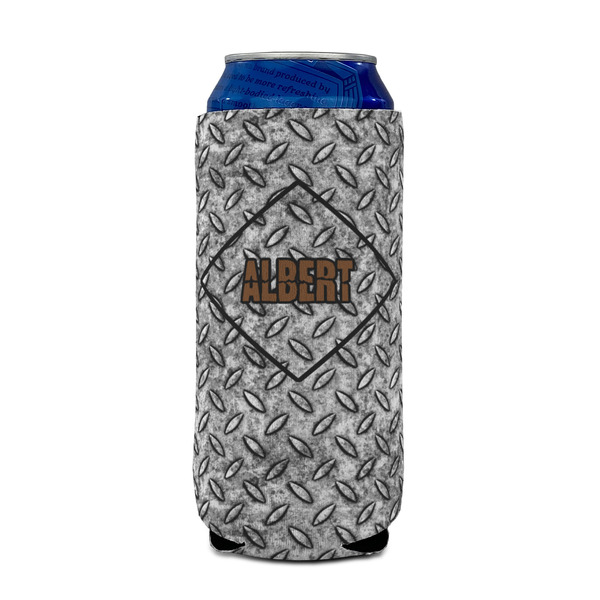 Diamond Plate 16oz Can Sleeve - FRONT (on can)