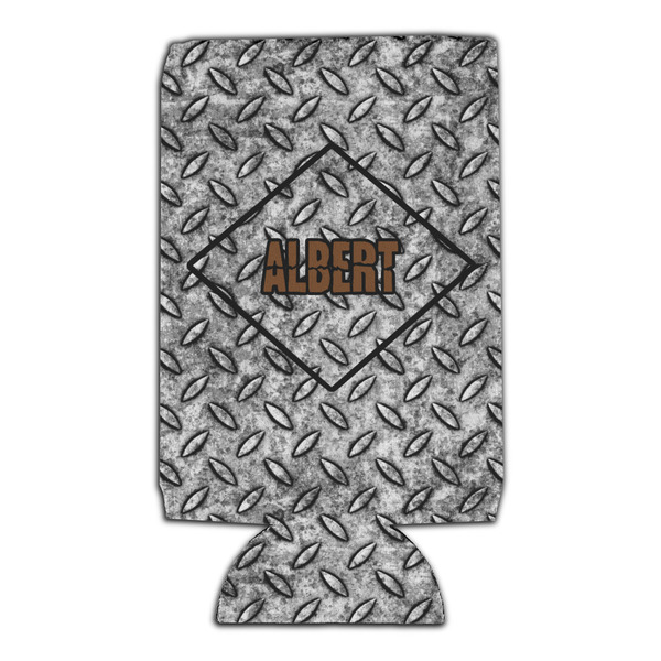 Diamond Plate 16oz Can Sleeve - Set of 4 - FRONT
