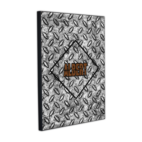 Diamond Plate 16x20 Wood Print - Angle View