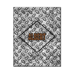 Diamond Plate Wood Print - 16x20 (Personalized)