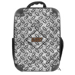 Diamond Plate 18" Hard Shell Backpack (Personalized)