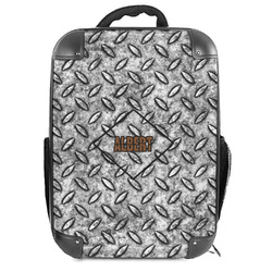 Diamond Plate Hard Shell Backpack (Personalized)