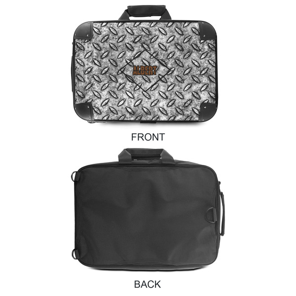 Diamond Plate 18" Laptop Briefcase - APPROVAL