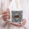 Diamond Plate 20oz Coffee Mug - LIFESTYLE