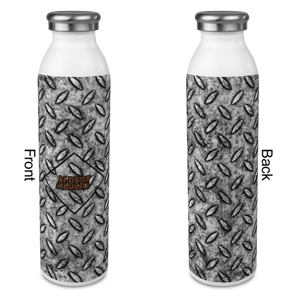 Diamond Plate 20oz Water Bottles - Full Print - Approval