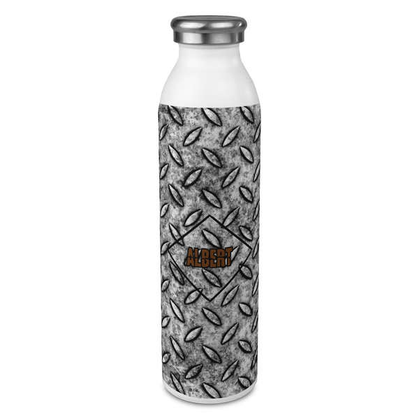 Custom Diamond Plate 20oz Stainless Steel Water Bottle - Full Print (Personalized)