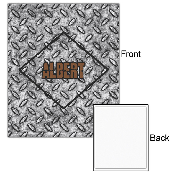 Diamond Plate 20x24 - Matte Poster - Front & Back