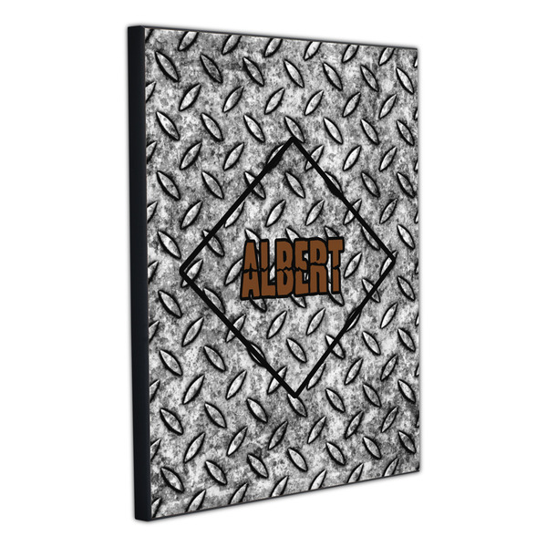 Diamond Plate 20x24 Wood Print - Angle View