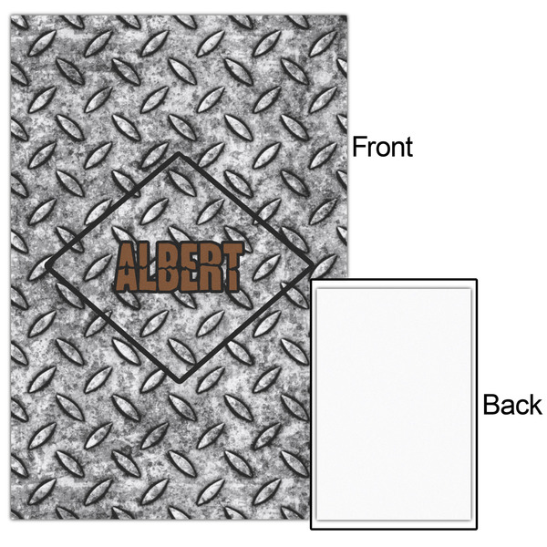 Diamond Plate 20x30 - Matte Poster - Front & Back