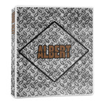Diamond Plate 3-Ring Binder - 1 inch (Personalized)