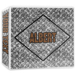 Diamond Plate 3-Ring Binder - 3 inch (Personalized)
