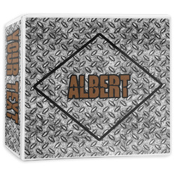 Diamond Plate 3-Ring Binder - 3 inch (Personalized)