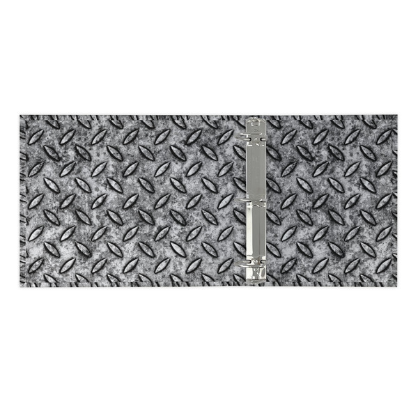 Diamond Plate 3 Ring Binders - Full Wrap - 2" - OPEN INSIDE