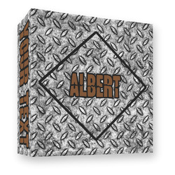 Diamond Plate 3 Ring Binder - Full Wrap - 3" (Personalized)