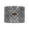 Diamond Plate 8" Drum Lampshade - FRONT (Fabric)