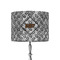 Diamond Plate 8" Drum Lamp Shade - Fabric (Personalized)