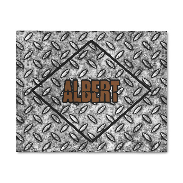 Custom Diamond Plate 8' x 10' Indoor Area Rug (Personalized)