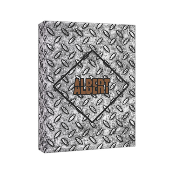 Diamond Plate 8x10 - Canvas Print - Angled View