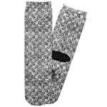 Diamond Plate Adult Crew Socks (Personalized)