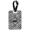 Diamond Plate Metal Luggage Tag w/ Name or Text