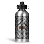 Diamond Plate Water Bottles - 20 oz - Aluminum (Personalized)
