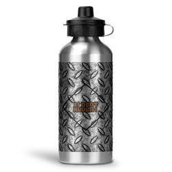 Diamond Plate Water Bottle - Aluminum - 20 oz (Personalized)