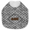 Diamond Plate Jersey Knit Baby Bib w/ Name or Text
