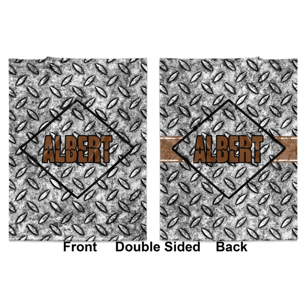Diamond Plate Baby Blanket (Double Sided - Printed Front and Back)