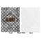 Diamond Plate Baby Blanket (Single Side - Printed Front, White Back)