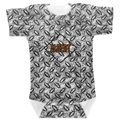 Diamond Plate Baby Bodysuit (Personalized)