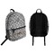 Diamond Plate Backpack front and back - Apvl