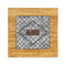 Diamond Plate Bamboo Trivet with 6" Tile - FRONT