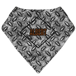 Diamond Plate Bandana Bib (Personalized)