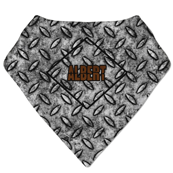Custom Diamond Plate Bandana Bib (Personalized)