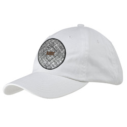 Diamond Plate Baseball Cap - White (Personalized)