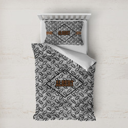 Diamond Plate Duvet Cover Set - Twin XL (Personalized)
