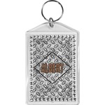 Diamond Plate Bling Keychain (Personalized)