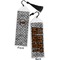 Diamond Plate Bookmark with tassel - Front and Back
