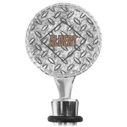 Diamond Plate Wine Bottle Stopper (Personalized)