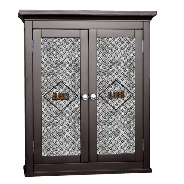 Custom Diamond Plate Cabinet Decal - Custom Size (Personalized)