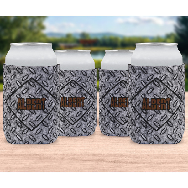 Diamond Plate Can Sleeve - LIFESTYLE