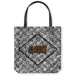 Diamond Plate Canvas Tote Bag - Small - 13"x13" (Personalized)