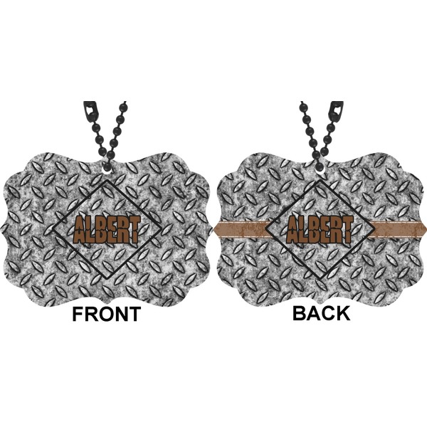 Diamond Plate Car Ornament (Approval)