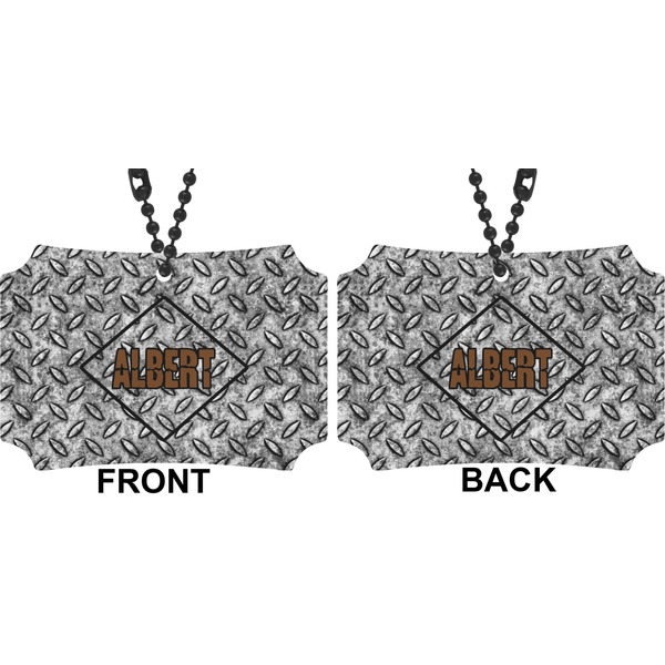 Diamond Plate Car Ornament - Berlin (Approval)