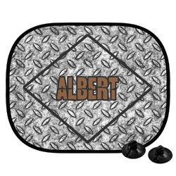 Diamond Plate Car Side Window Sun Shade (Personalized)