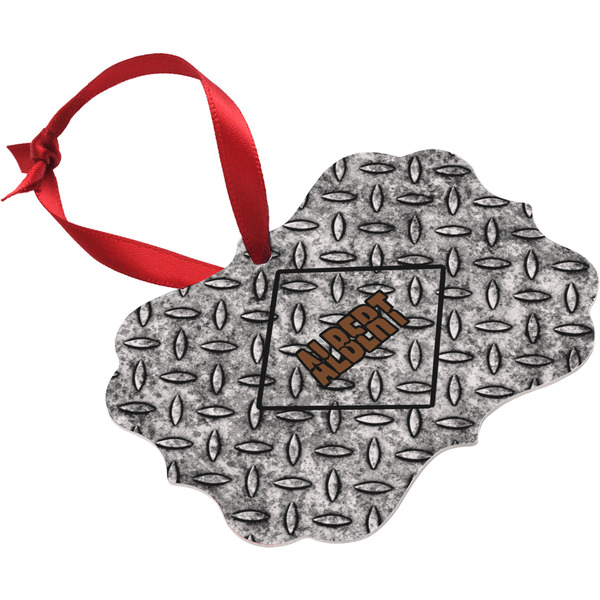 Diamond Plate Christmas Ornament
