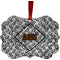 Diamond Plate Christmas Ornament (Front View)