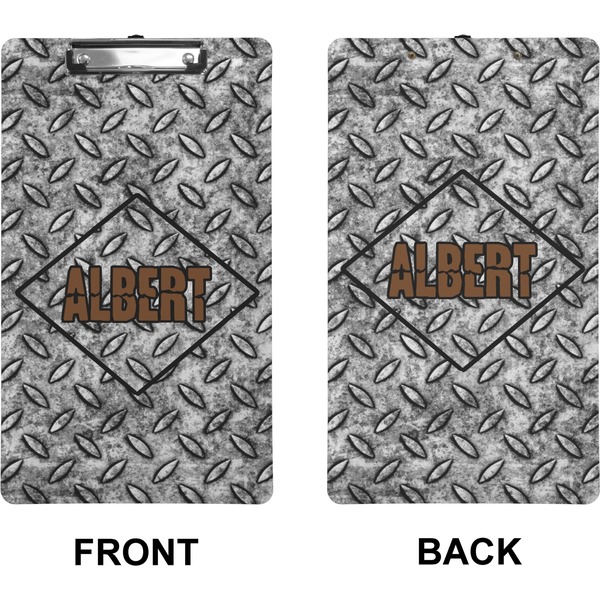 Diamond Plate Clipboard (Legal) (Front + Back)